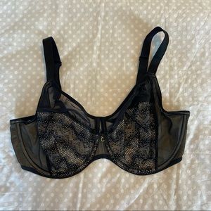 Chantelle Black Bra with Underwire 34DDDD